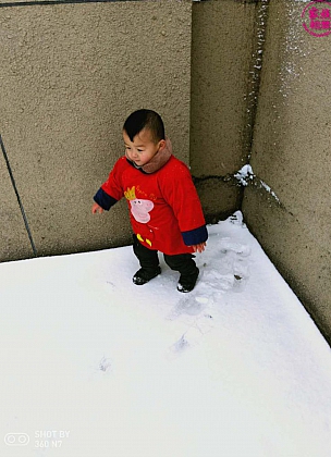 章易天2018年12月，下雪